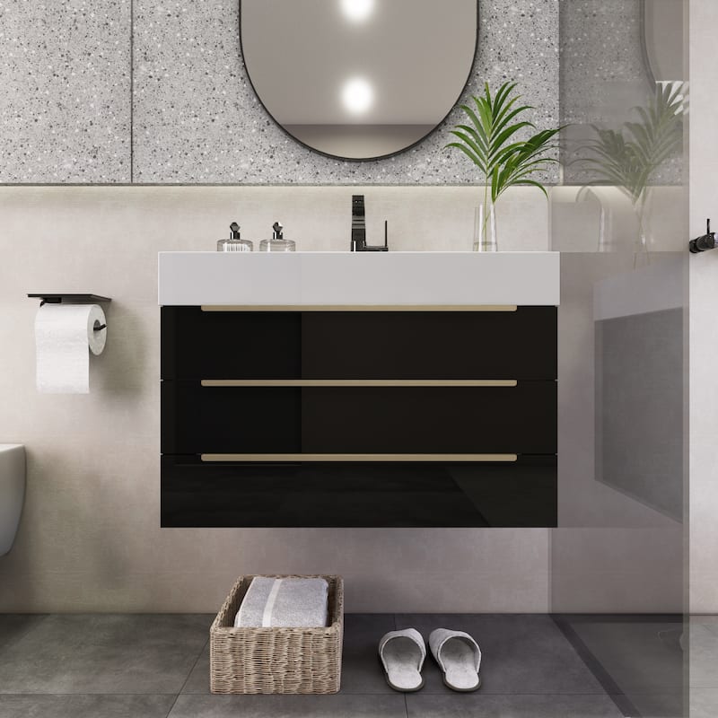 Noble 30" Wall Mounting Vanity with Reinforced Acrylic Sink