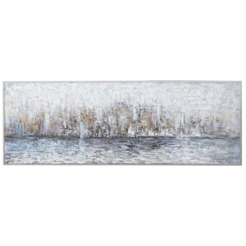 Uttermost City Reflection Hand Painted Canvas