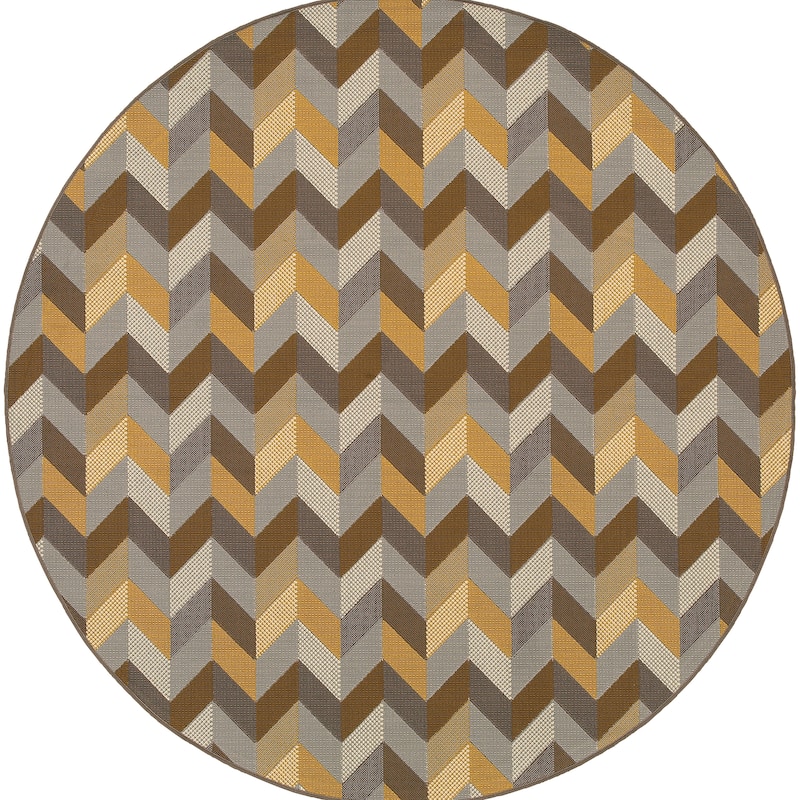 Vista Home Bar Harbour Outdoor/ Indoor Abstract Area Rug