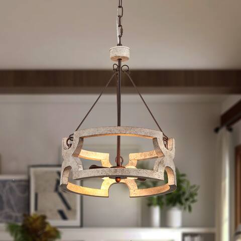 Wood Chandeliers Farmhouse Chandelier for Dining Rooms 2-Light