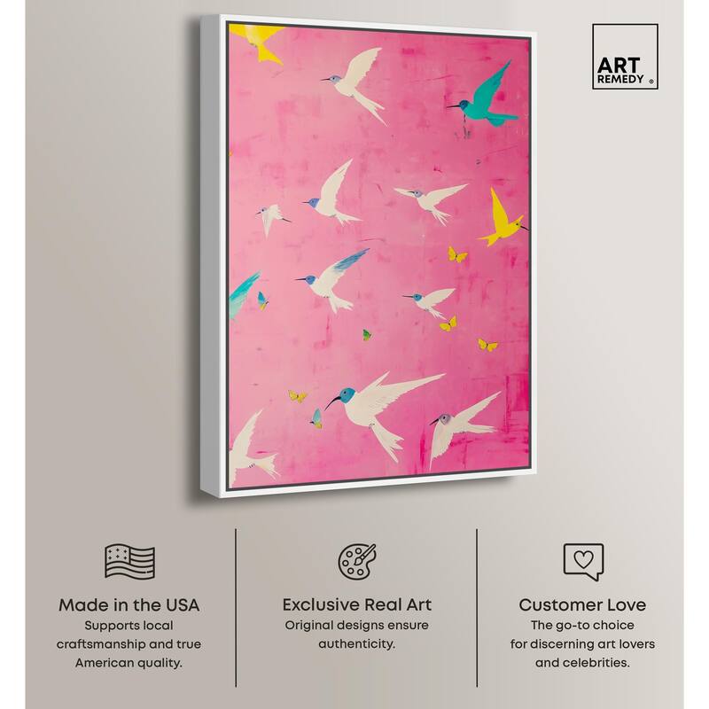 Soaring Sorbet Canvas by Art Remedy