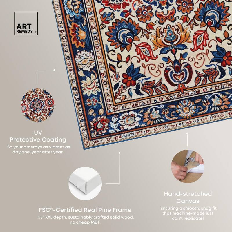 Morrocan Garden Canvas by Art Remedy, Gallery Wrapped