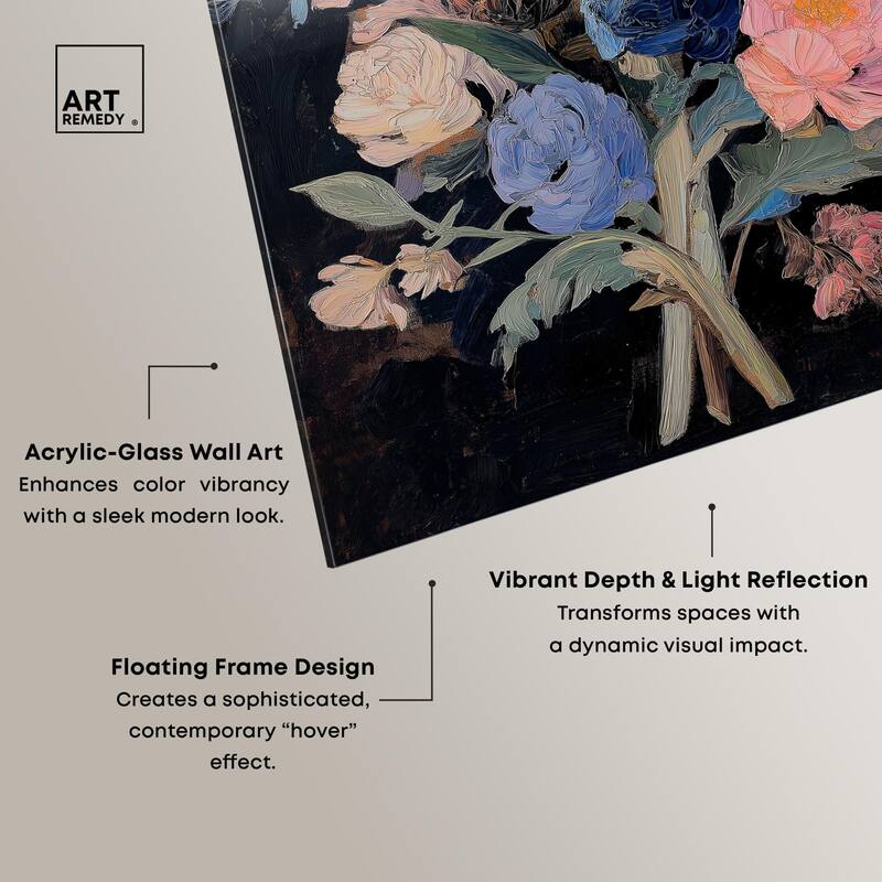 Moody Artichoke I Acrylic by Art Remedy, Ready to Hang