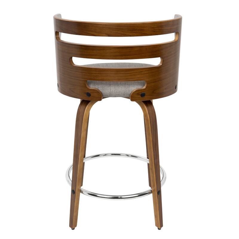Carson Carrington Cranagh 24" Upholstered Counter Stools (Set of 2)
