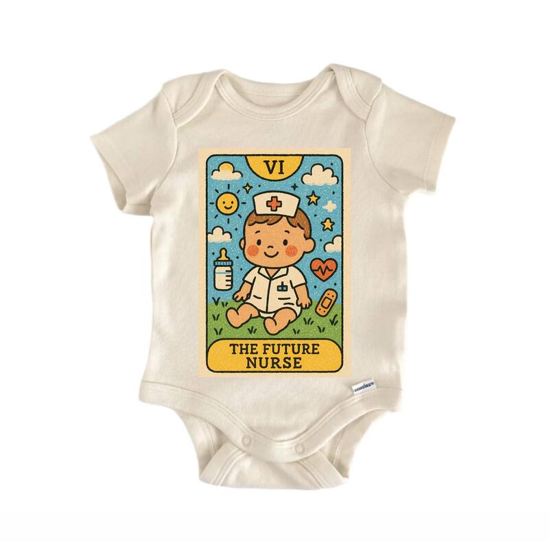 Future Nurse Tarot - Baby Bodysuit - Natural - Newborn