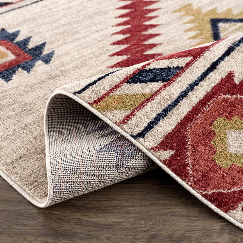 Abani Rugs Sedona SED230A Mexican Southwestern Beige Terra Area Rug