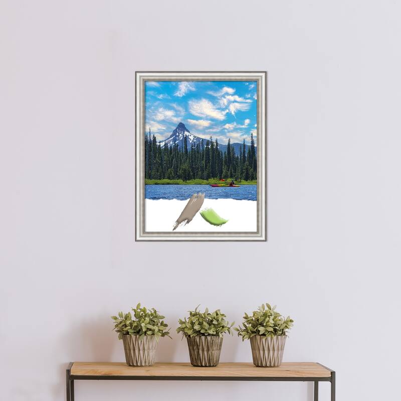 Salon Silver Narrow Picture Frame, Photo Frame, Artwork Frame