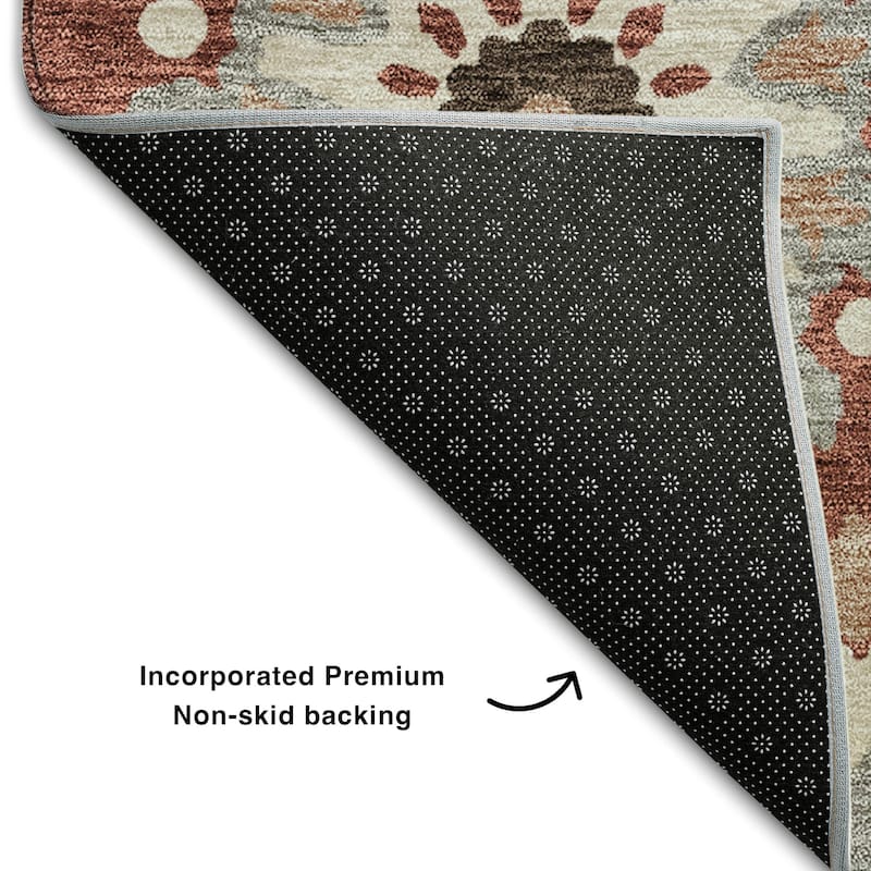 Premium Washable Super Soft Boho Suzani Mayfield Rug