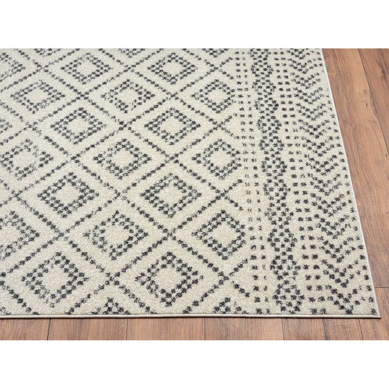Abani Casa Moroccan Rustic Ivory Area Rug