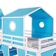 preview thumbnail 21 of 24, Full Bunk Bed with Slide, Tent & Tower - Fun & Safe for Kids