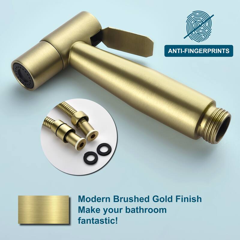 Handheld Bidet Sprayer Stainless Steel Bidet Hand Held Sprayer for Toilet Shattaf Toilet Attachment