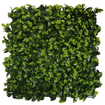 Artificial Foliage Cancun Wall Panels (Set of 4) Indoor/Outdoor - Green