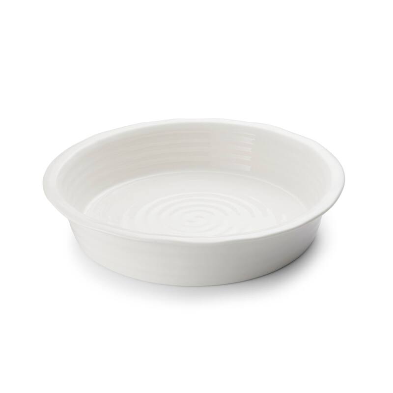 Portmeirion Sophie Conran Round Pie Dish - White