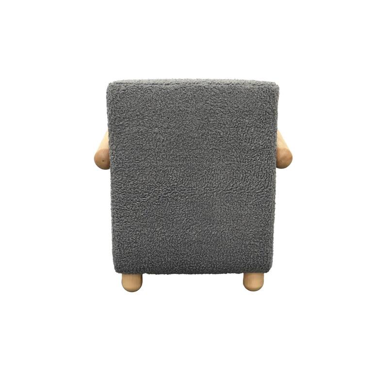 Austin Upholstered Club Chair, Storm Grey