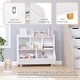 preview thumbnail 4 of 5, COSTARS Toy Storage Organizer, Kids Bookshelf and Toy Storage with Legs, 5 Cube Storage Organizer