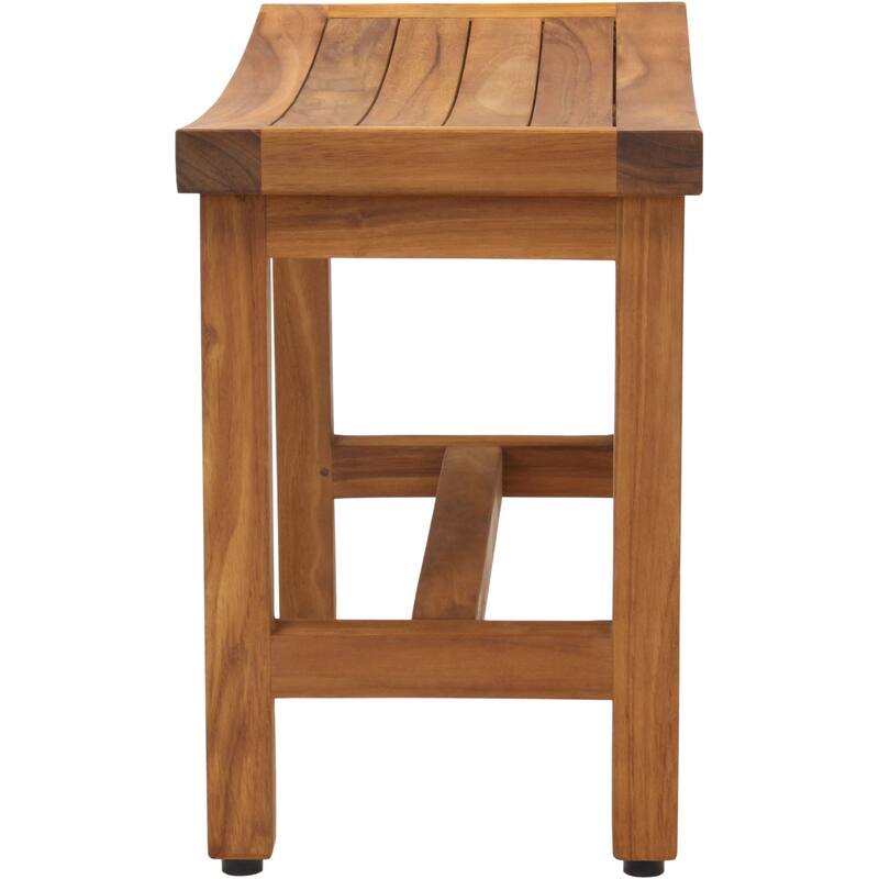 Patented Sumba Lotus Teak Shower Bench