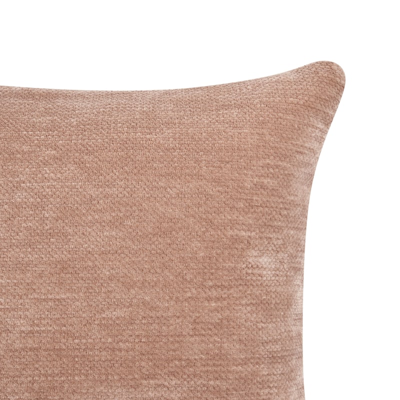 Sevita Transitional Solid Chenille Indoor Throw PIllow