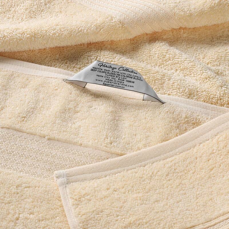 Superior Heritage Egyptian Cotton Absorbent 6-Piece Towel Set