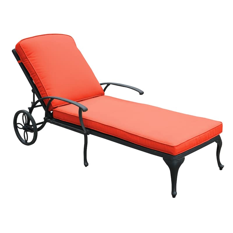 Aluminum Reclining Outdoor Chaise Lounge - On Sale - Bed Bath & Beyond ...