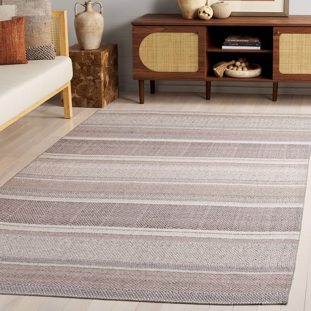 SAFAVIEH Cabo Dicle Flatweave Boho Stripe Rug