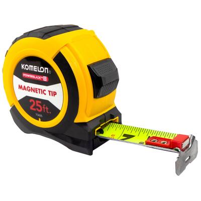 Komelon 25 ft. L X 1.06 in. W Magnetic Tape Measure 1 pk - 25 ft.