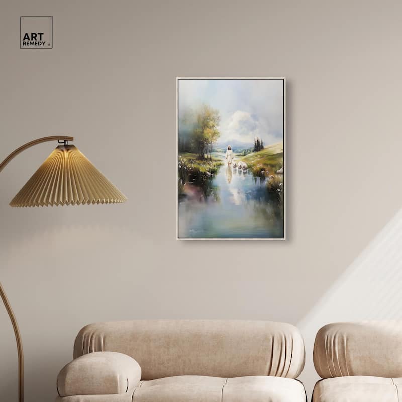 Caretaker's Calm Crossing II Canvas by Art Remedy