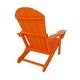 preview thumbnail 44 of 98, POLYTRENDS Laguna Folding Poly Eco-Friendly All Weather Outdoor Adirondack Chair