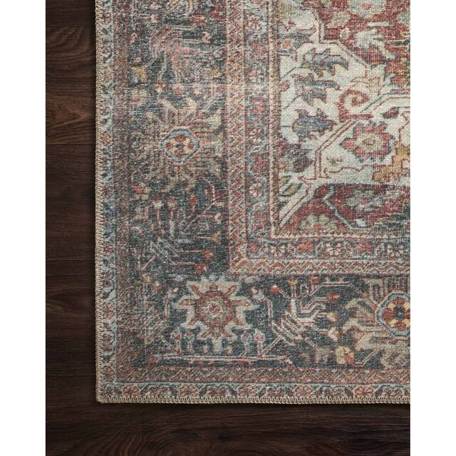 Alexander Home Tremezzina Printed Distressed Area Rug