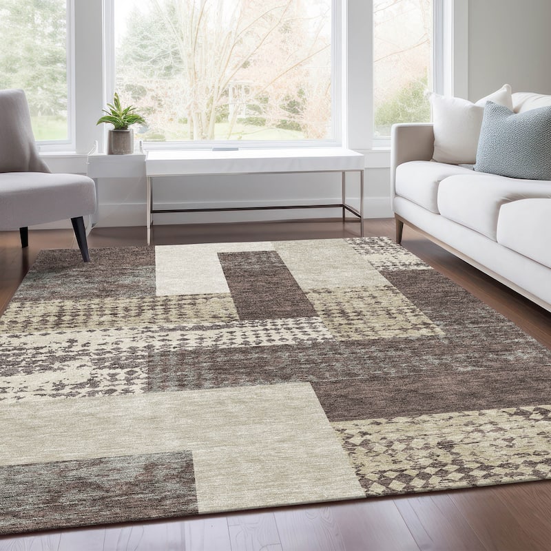 Premium Washable Super Soft Casual Geo Mayfield Rug