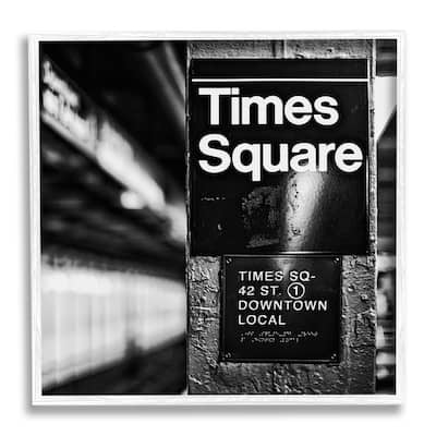 Stupell Time Square Subway New York City Urban Photography Framed Wall Art