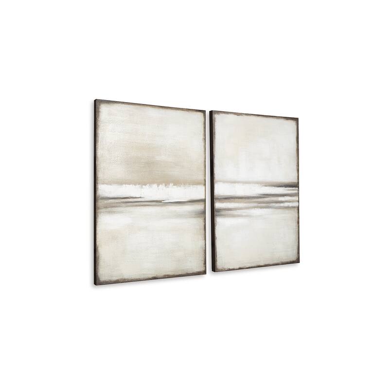 Signature Design by Ashley Brockdunn Tan/Brown Wall Art (Set of 2)