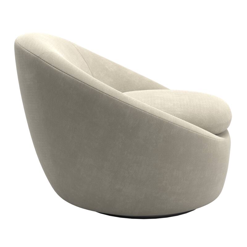 Thessa Chenille Swivel Accent Chair by iNSPIRE Q Modern