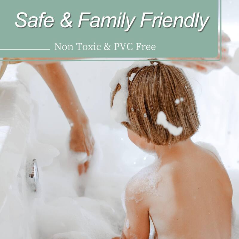 Clear Shower Curtain Liner with 3 Magnets, 72" x 72" Shower Curtain