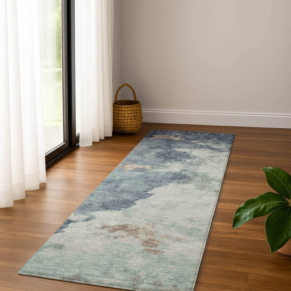 Premium Washable Super Soft Modern Storm Mayfield Rug