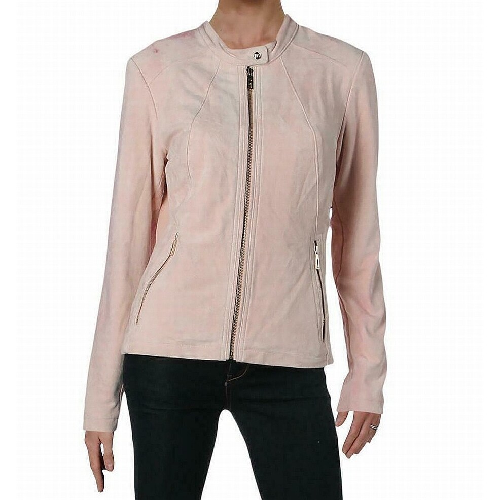 Ivanka Trump Womens Suede Jacket