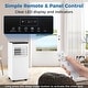 preview thumbnail 8 of 7, Gymax 8000 BTU Portable Air Conditioner Floor AC Unit Fan &