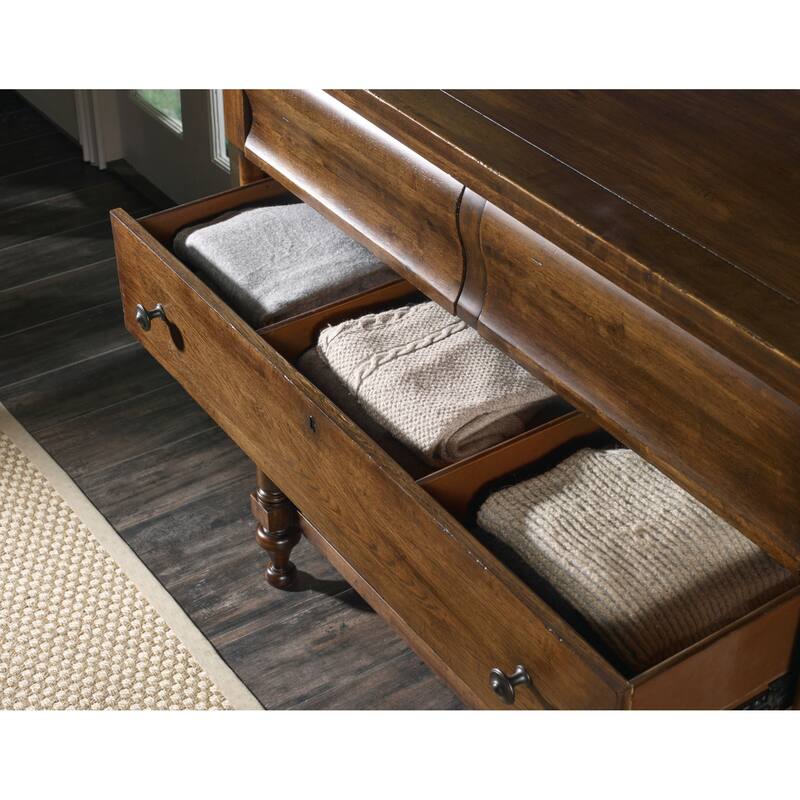 Hooker Furniture Archivist 50" Wide Euro-American Style Media-Ready
