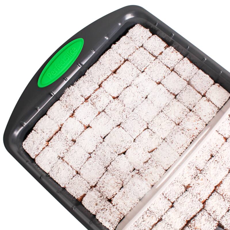 BergHOFF 11Pc Perfect Slice Bakeware Set, Silver & Green