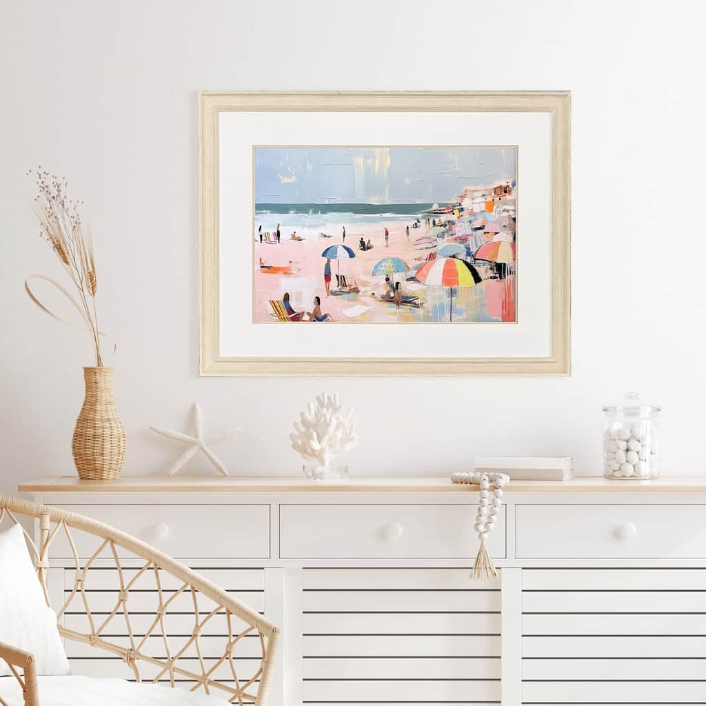 Paragon Summer Days on Beach VI Framed Art
