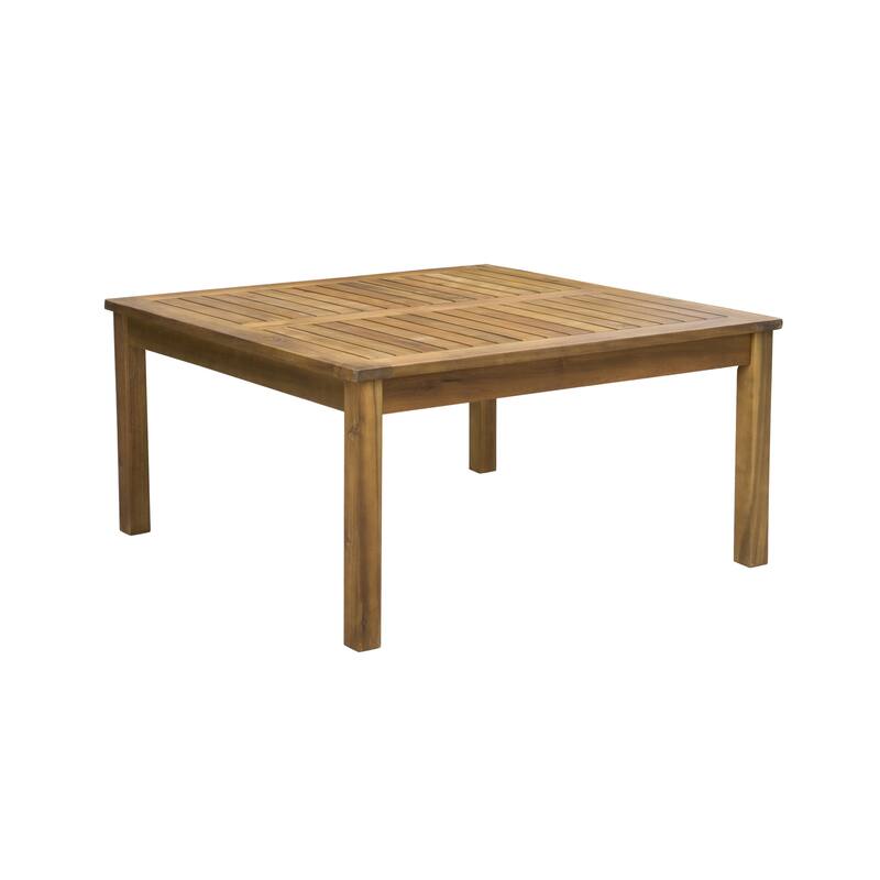 Perla Outdoor Acacia Wood Coffee Table by Christopher Knight Home