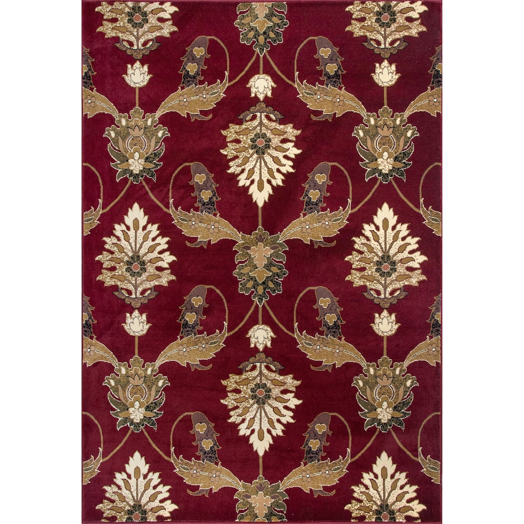 Copper Grove Veit Classic Floral Area Rug