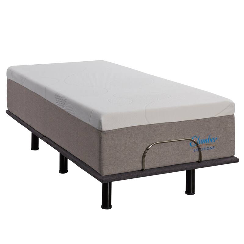 Slumber Solutions 14-inch Gel Mattress Adjustable Set