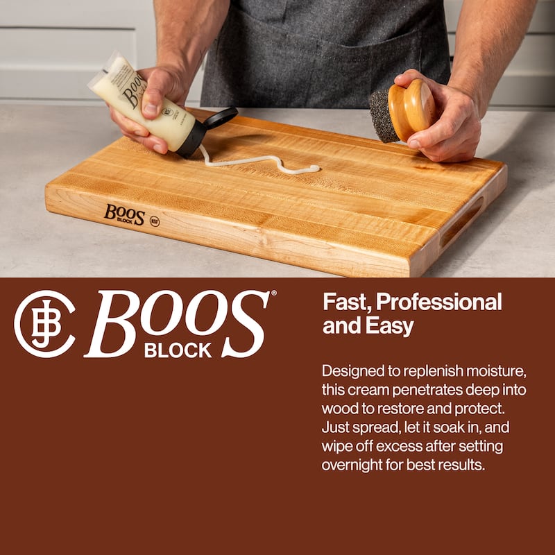 John Boos Block 5 Oz Wooden Butcher Block Cutting Board Moisture Cream, (3 Pack) - 16