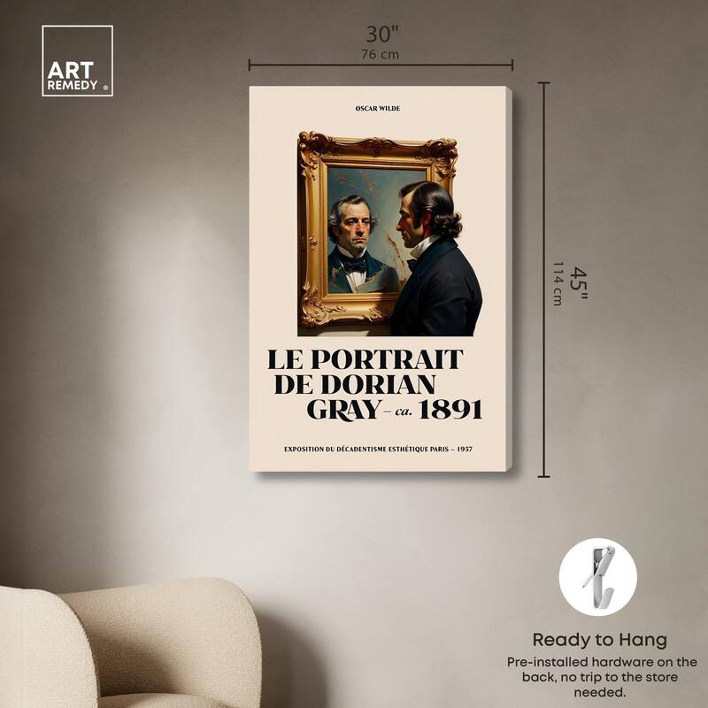 Decadent World of Dorian Gray Canvas by Art Remedy, Gallery Wrapped