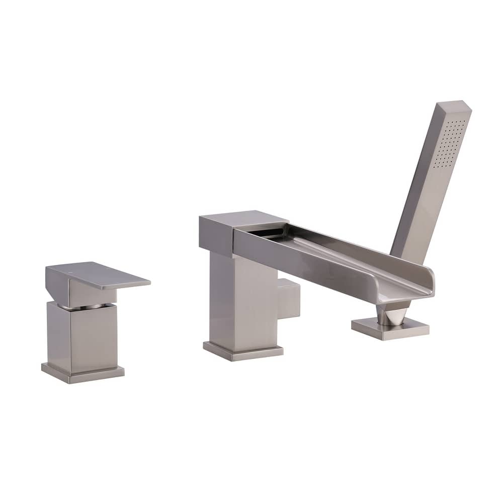 WOWOW Single-Handle Deck-Mount Tub Faucet