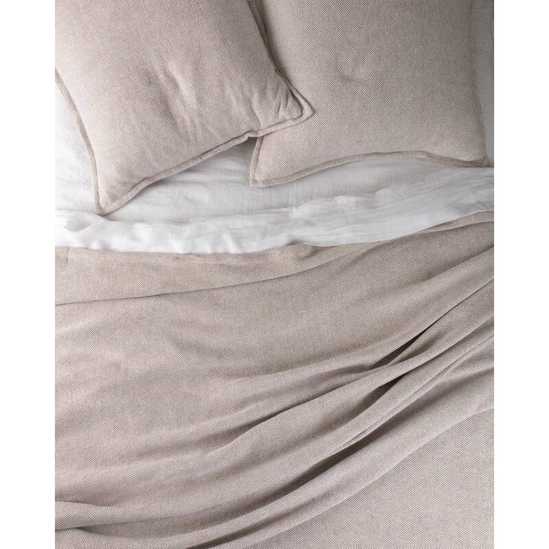 Silas Sham, Natural, Euro - Euro Sham