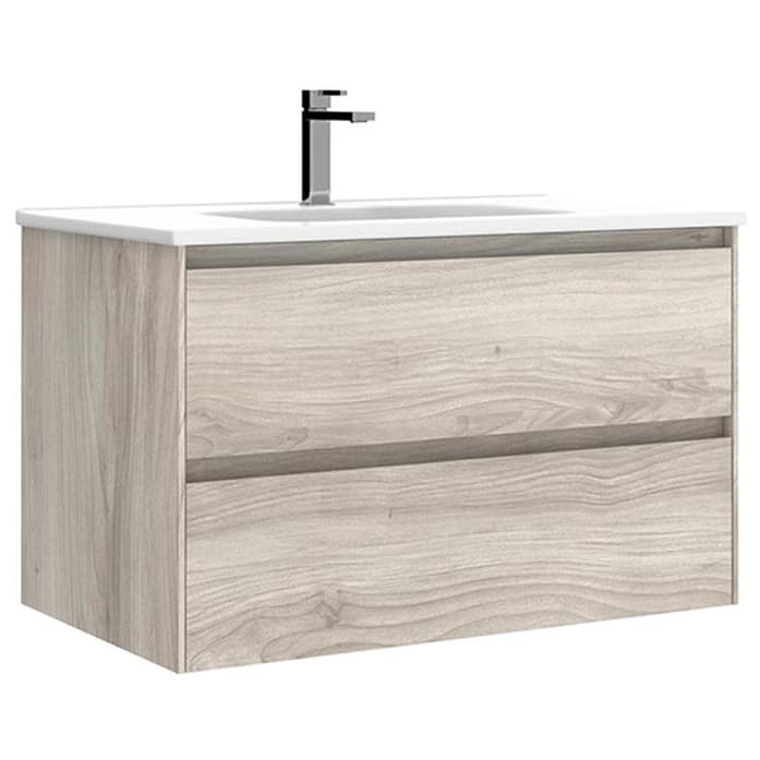 WS Bath Collections Perla C80 Perla 32" Wall Mounted Single Basin