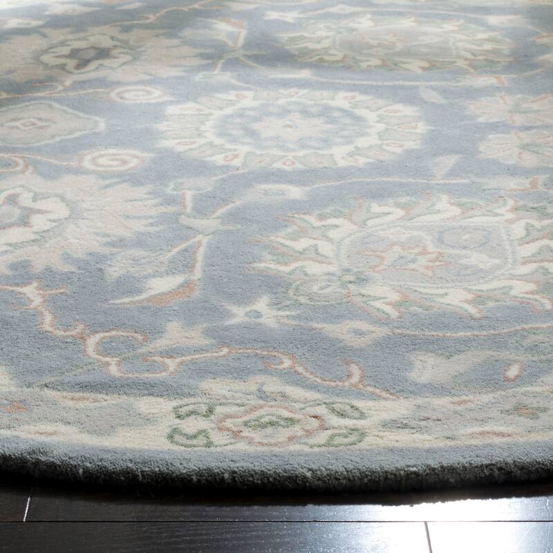 SAFAVIEH Handmade Heritage Plume Stripe Traditional Oriental Wool Rug