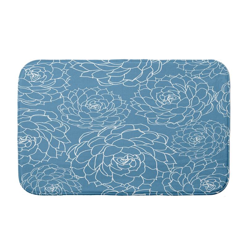 Olena Bath Mat - 21 x 34 - Blue