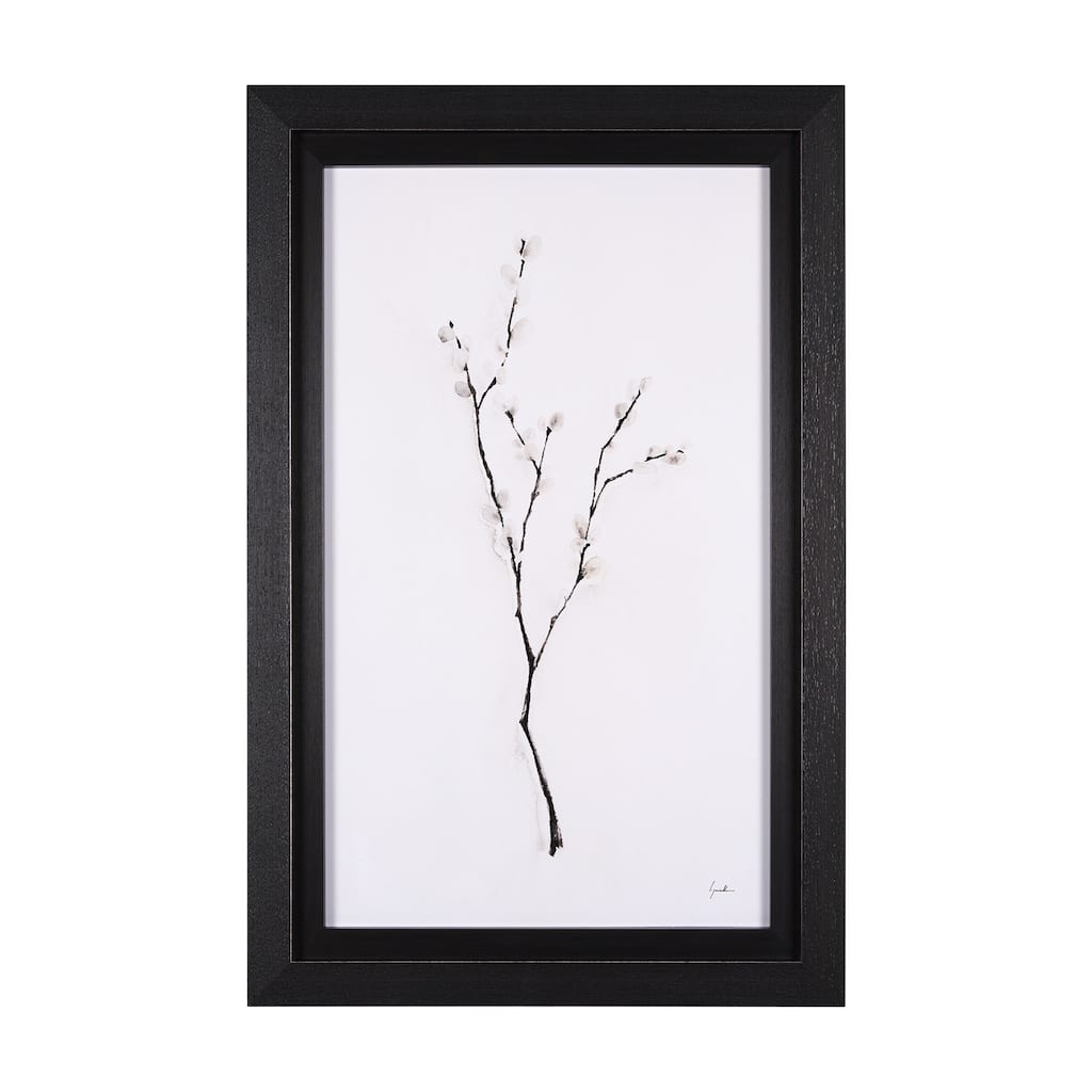 Snow Greetings I Framed Art Print